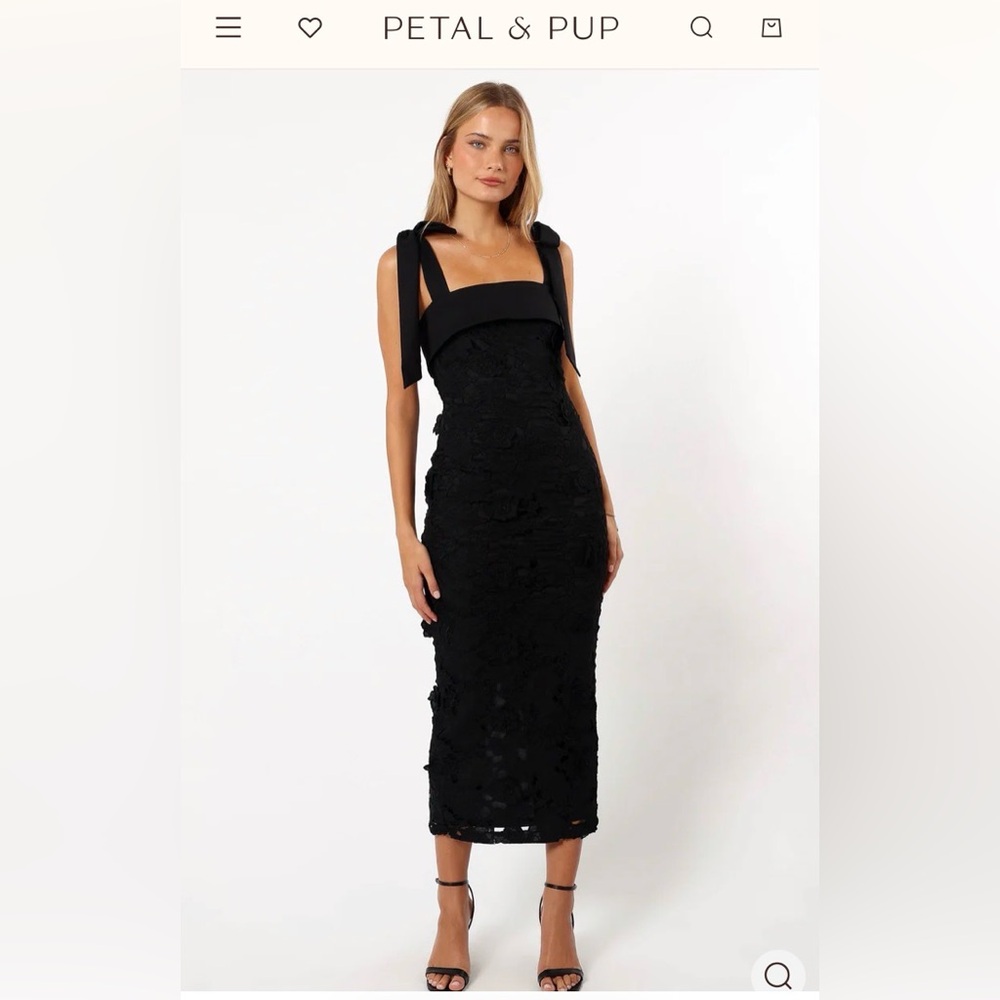 Petal & Pup Emersyn midi lace dress